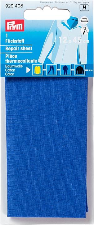 Immagine prodotto Prym Tessuto patchwork, blu medio 12 x 45 cm, cartoncino, fusibile, 100 % CO (1 x)