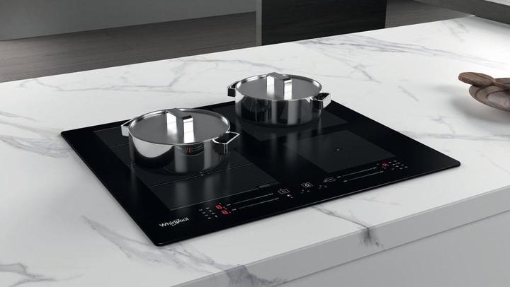 Immagine prodotto Whirlpool indukcinė kaitlentė WF S7560 NE 60 cm, 1 FlexiSlide, Booster, Juodas