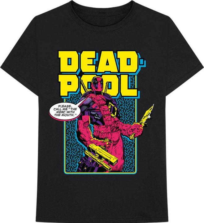 Actual product image Deadpool Unisex Adult Comic Merc T-Shirt (M)