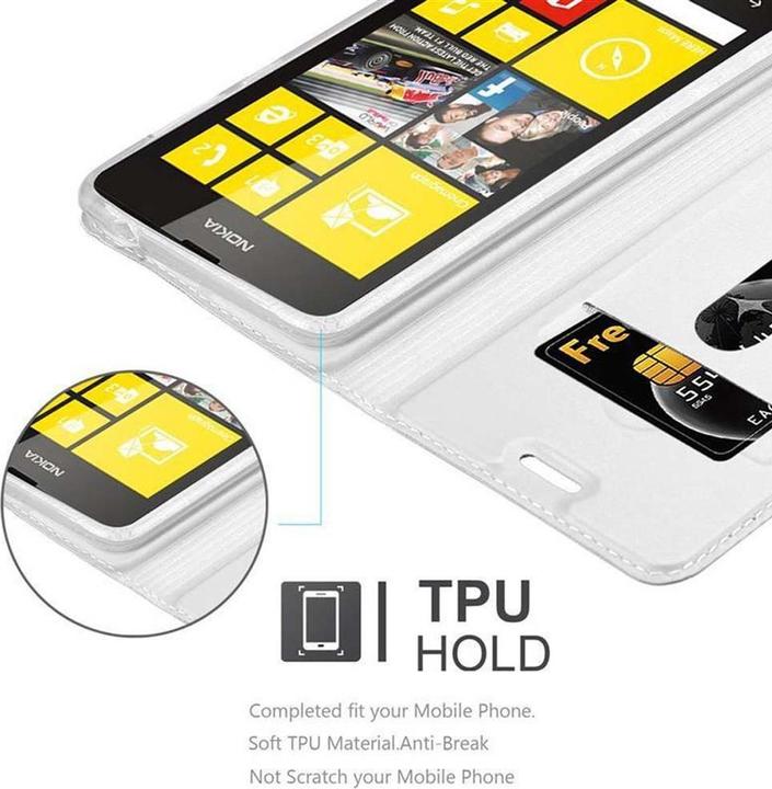 Actual product image Cadorabo Book Classy Style Cover (Nokia Lumia 520)