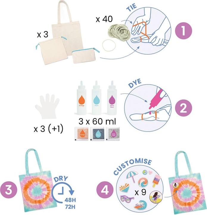 Produktbild Djeco Batik Set