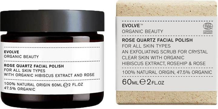 Produktbild Evolve Natural Rose Quartz Facial Polish 2 fl oz 60 mL (Reinigungstücher, 60 ml)