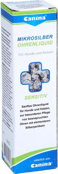 Produktbild Canina Microsilber Ohrentropfen für Hunde und Katzen 50ml (Hund, Katze, 50 ml)