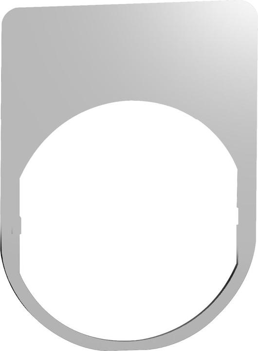 Image du produit Schneider Electric Porte-étiquette, métal, pour Harmony 22mm, ZBYM2CUST01