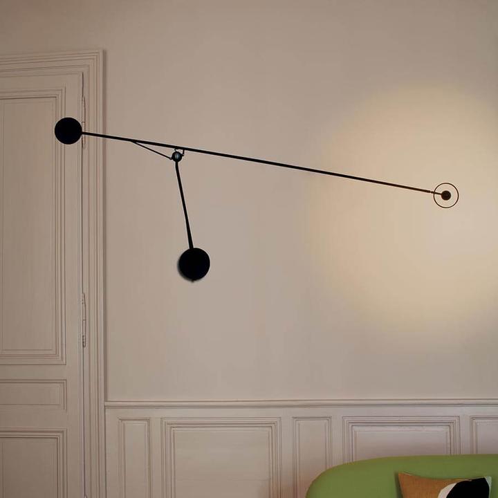 Produktbild DCW éditions Aaro Wandleuchte Schwarz (4500 lm)