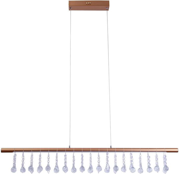 Actual product image Näve LED pendant light Nobilis l: approx 100 cm - gold (2152 lm)