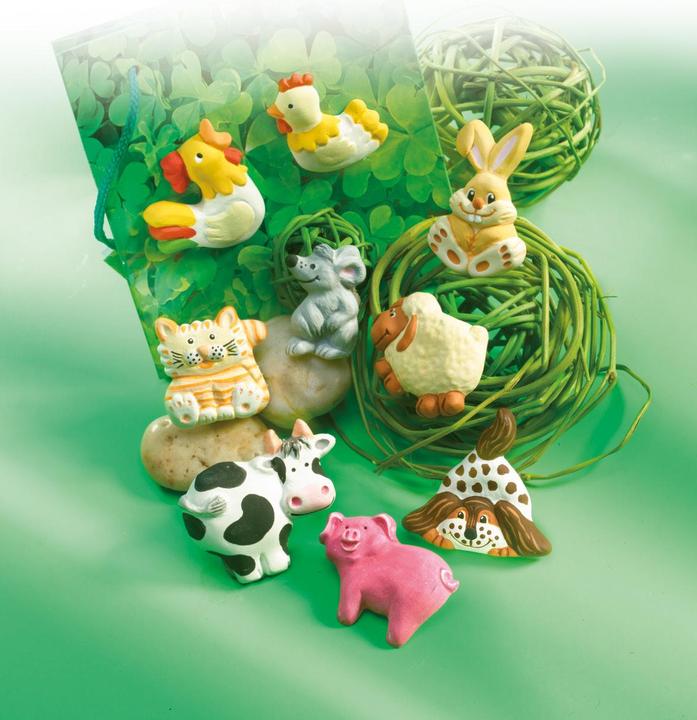 Produktbild Fimo Motiv-Form "Tiere auf dem Bauernhof", 9 Motive