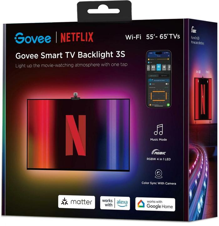 Produktbild Govee Envisual TV Backlight (Mehrfarbig, 360 cm, Indoor)