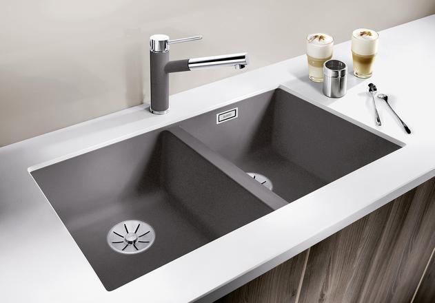 Actual product image Blanco Subline 350 350-U (Undermount sink, 46 cm, 75.50 cm)