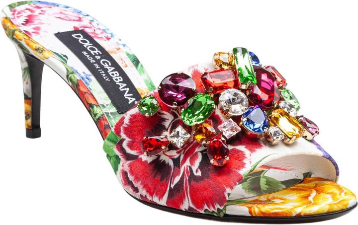 Image du produit Dolce & Gabbana mule in brocade with applied stones (39)