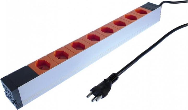 Actual product image Steffen Power strip (8 x, Type 23, 3 m)