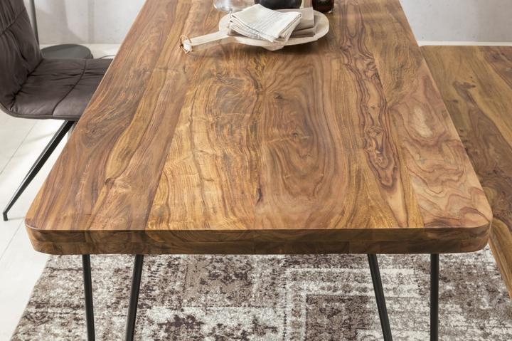 Produktbild FineBuy Esstisch Braun (80 x 120 x 76 cm)