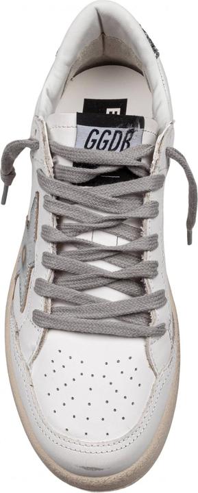 Image du produit Golden Goose ballstar sneakers in leather color white and silver (41)