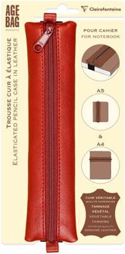Image du produit Ergobag Schlamperetui Ag BSchlamperetui Age Ba Rouge Cuir véritable