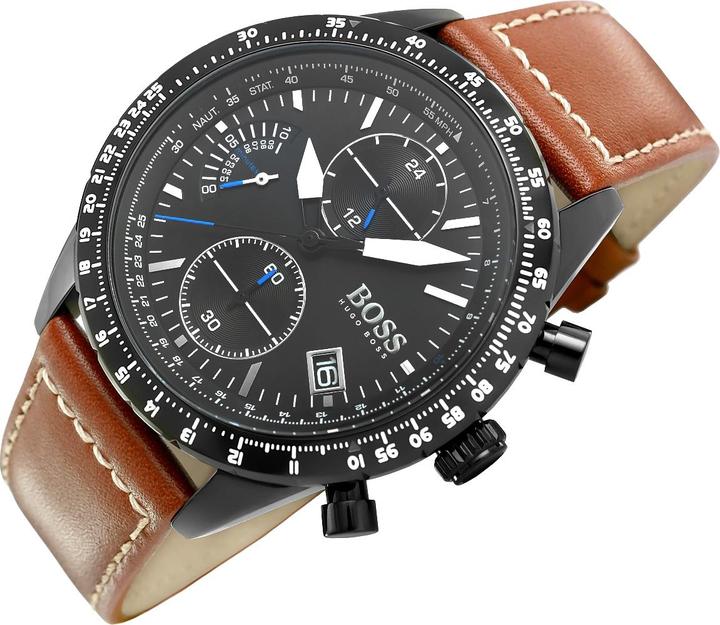Actual product image BOSS Pilot Chrono (Chronograph, 44 mm)