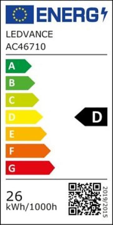 Energie-Label Ledvance Ledtube T5 Ac H (G5, 26 W, 4000 lm, 1 x, D)