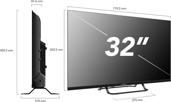 Image du produit Smart Tech 32HV02V 32" Hd Led Tv (32", LED, HD ready)
