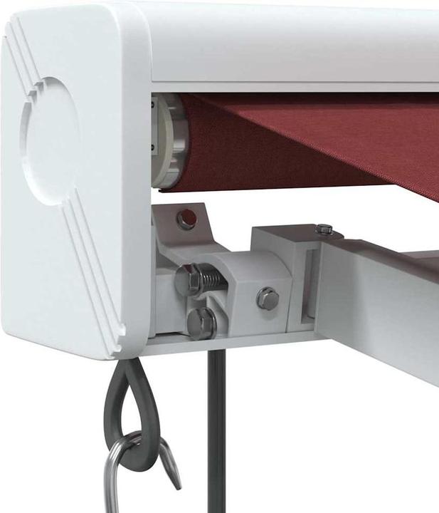 Actual product image VidaXL Markise Gelenkarmmarkise Sonnenmarkise Automatisch Burgunderrot 350x250cm (3.50 m)