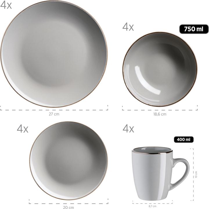 Actual product image Mäser Metallic Rim (16 Piece)