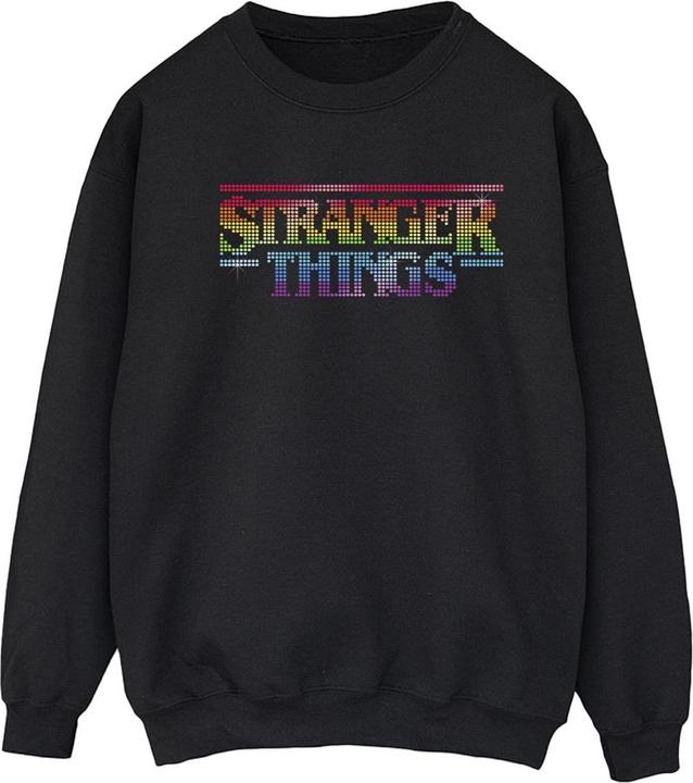 Produktbild Netflix Stranger Things Rainbow Dot Logo Sweatshirt (S)