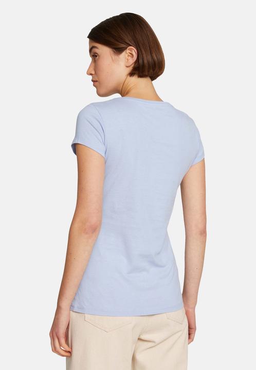 Produktbild Tom Tailor Shirt Basic-T-Shirt im 2-Pack mit Rundhalsausschnitt und Logo-Print in Loose Fit (S)