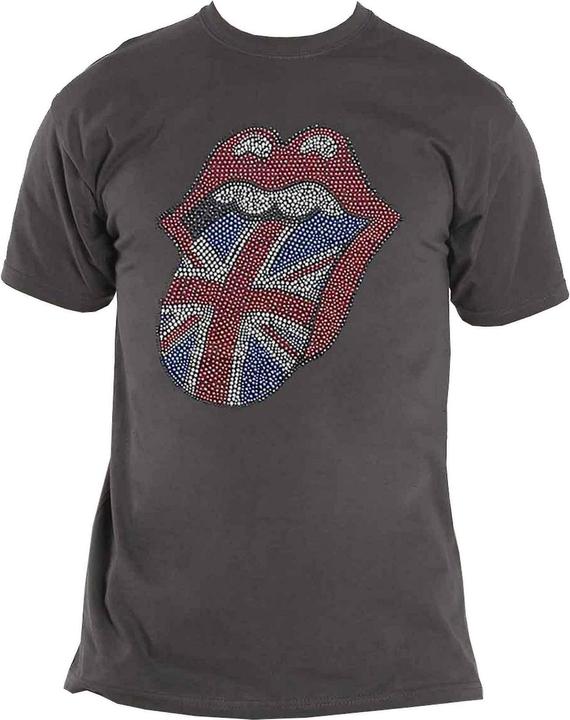 The Rolling Stones Unisex Adult Classic Embellished Cotton T-Shirt