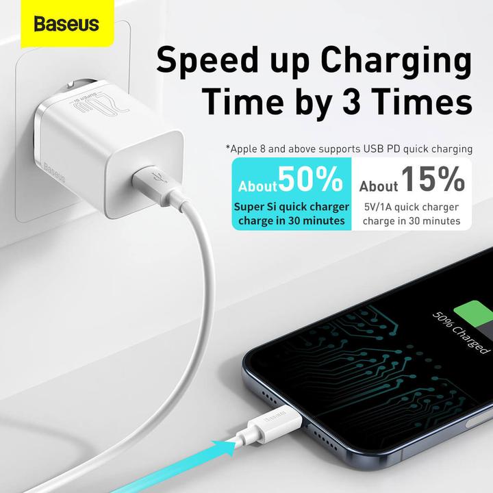 Image du produit Baseus Chargeur rapide Super Si Set (20 W)
