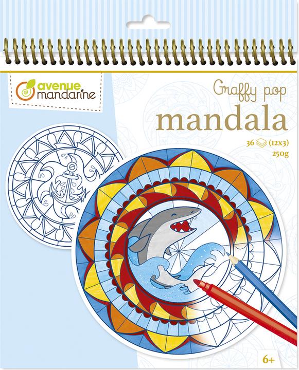 Image du produit Avenue Mandarine Graffy Pop, Mandala Garçons