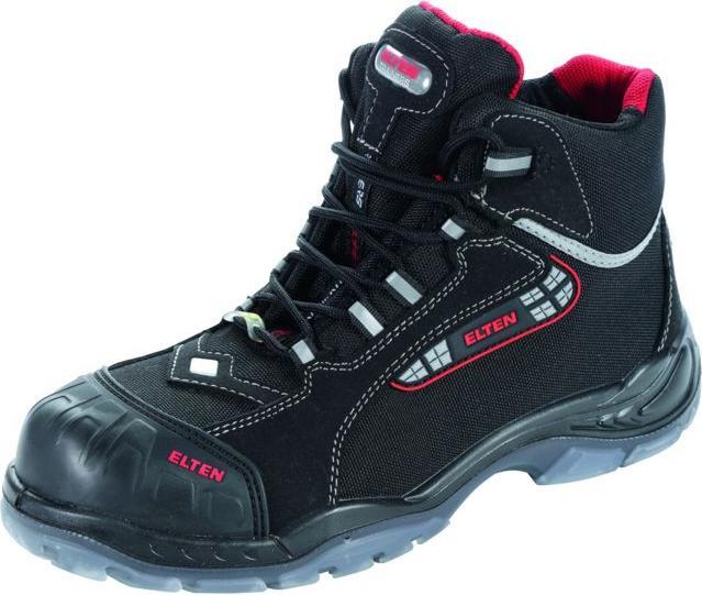 Actual product image Elten unisex S3 safety boots "SANDER PRO ESD" black size 39 (S3, 39)