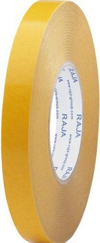 Actual product image Raja Double-sided adhesive tape ADFA19 White PVC (19 mm)