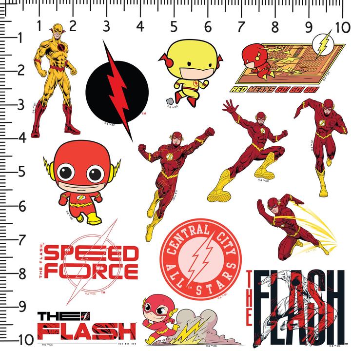 Actual product image The Flash Deluxe Stickers (Pack of 100)