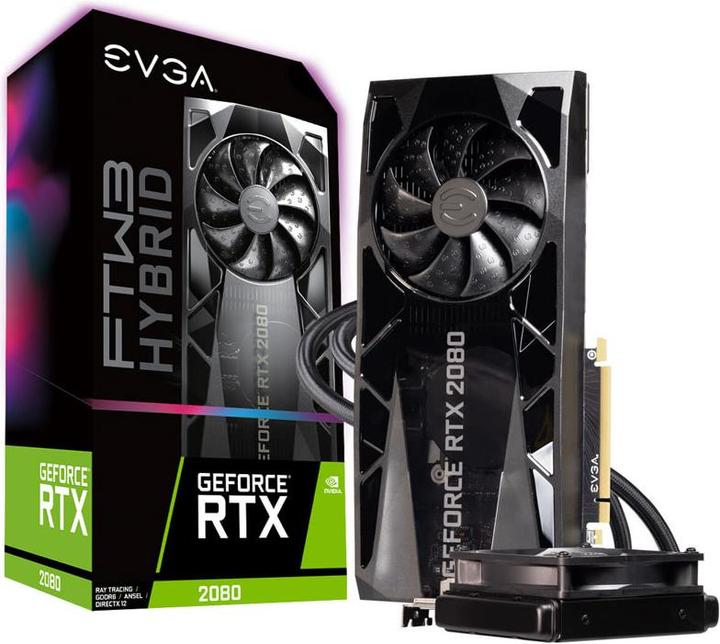 Actual product image EVGA GeForce RTX 2080 Super FTW3 Hybrid Gaming (8 GB)