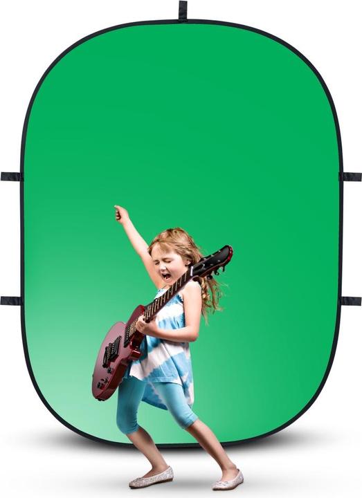 Produktbild Walimex pro pro Falthintergrund grün/blau, 150x210cm (210 cm, 200 cm)