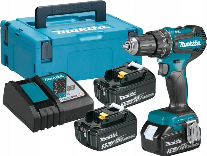 Produktbild Makita Wiertarko-wkrętarka udarowa akumulatorowa 18V DHP485RF3J (Akkubetrieb)
