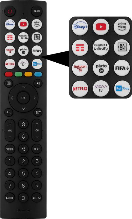Actual product image Hisense TV TV 50" (50", QLED, 4K)