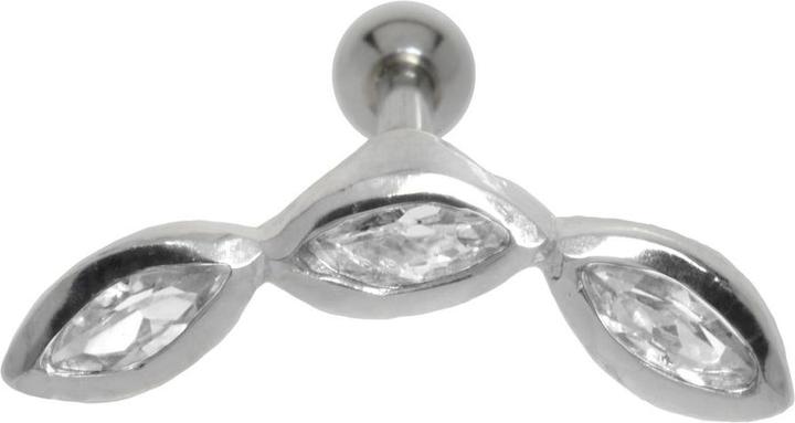 Bijouteria Ohrpiercing (Zirkonia, Messing)
