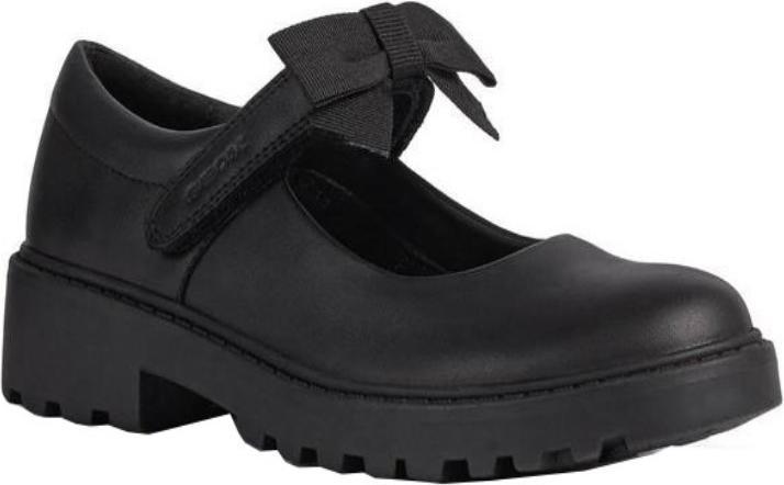 Produktbild Geox Mädchen SchulUniformSchuhe Casey Schleife Leder (34)