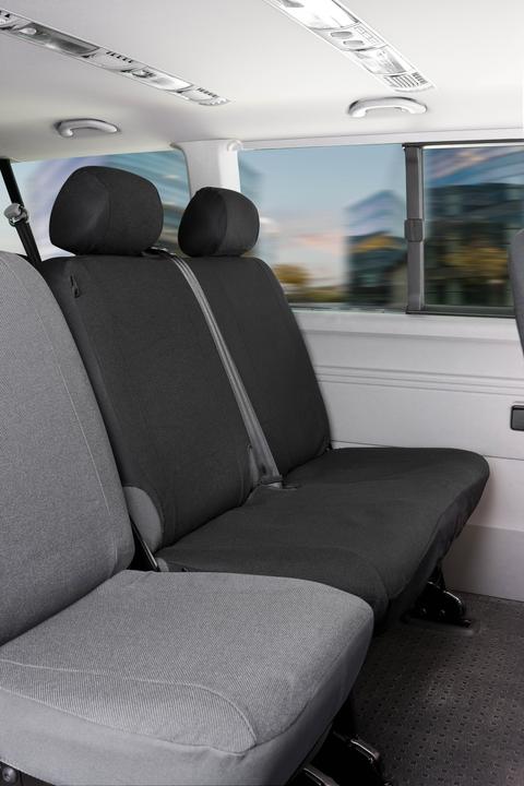 Walser Seat covers for VW T6 double bench rear polyester BJ 07/2015 today