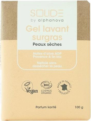 Image du produit Alphanova Solide gel lavant surgras peaux sèches bio solide (Lotion au savon)