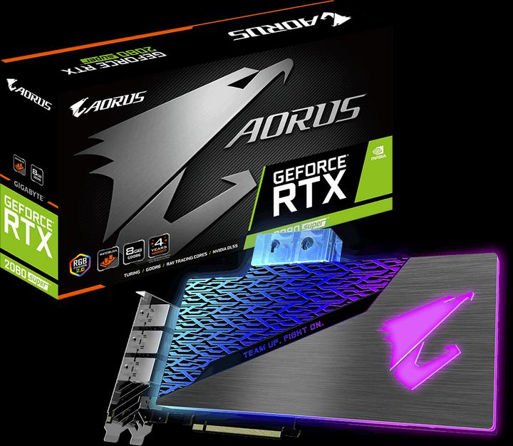Image du produit Gigabyte GeForce Aorus RTX 2080 Super Waterforce WB (8 Go)