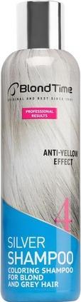 Blond Time Anti-Yellow Shampoo for Gray, White, or Light Blonde Hair (Flüssiges Shampoo)