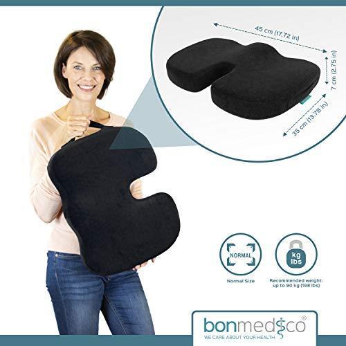 Actual product image Bonmedico Orthopedic seat cushion (45 x 35 cm)