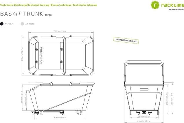 Immagine prodotto Racktime Baule Bask-it (28 l)