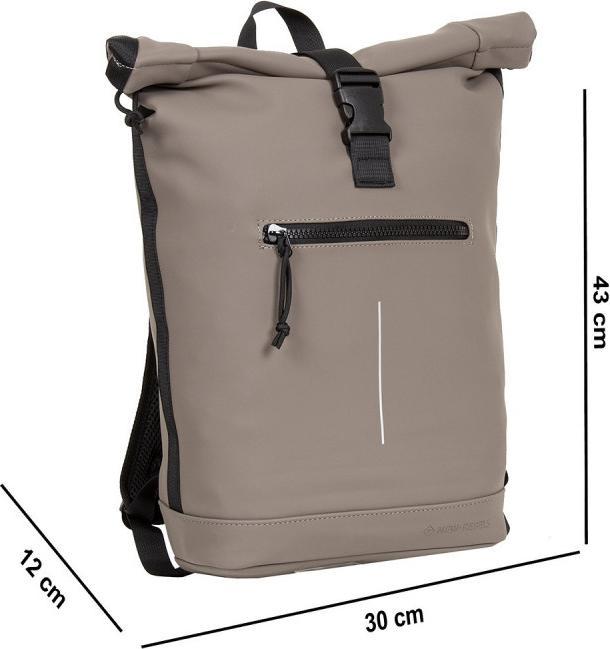 Produktbild New Rebels Mart - New York Rolltop Backpack 16L Taupe (16 l)