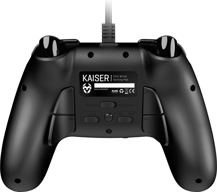 Actual product image Krom Kaiser Black USB Gamepad Analogue / Digital PC (PC, PS3, PS4)