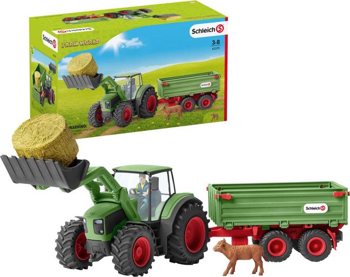 Image du produit Schleich Tracteur avec remorque