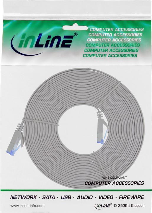 Actual product image InLine Patch cable RJ-45 (M) to RJ-45 (M) (U/FTP, CAT6a, 7 m)
