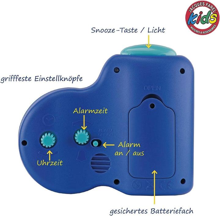 Actual product image Jacques Farel Children's alarm clock