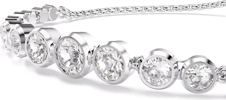 Produktbild Swarovski Imber Tennis Armband Gemischte Rundschliffe Weiss (24 cm, Swarovski Metall)