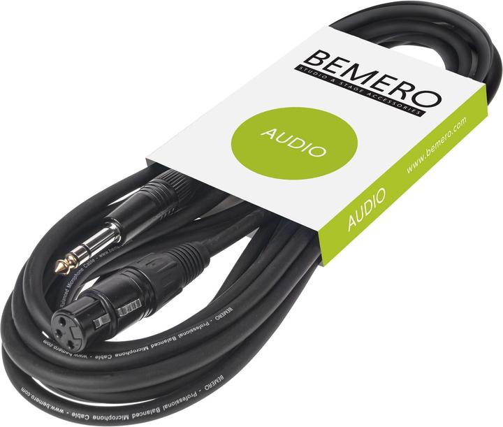 Produktbild Bemero XLR — 6.3mm Klinke (3 m, 6.3mm Klinke (Jack), XLR)